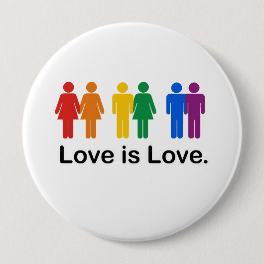 愛は愛です 缶バッジ (正面)