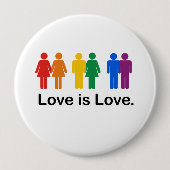 愛は愛です 缶バッジ (正面)