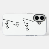 愛は愛です Case-Mate iPhoneケース (裏面 (横))
