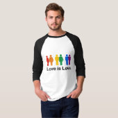 愛は愛です Tシャツ (正面フル)