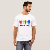愛は愛です Tシャツ (正面フル)
