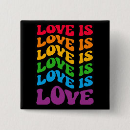 愛は愛のゲイLGBT 缶バッジ