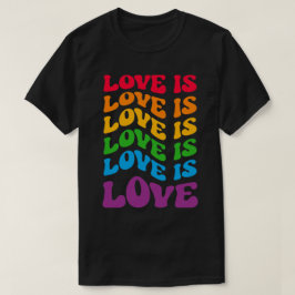 愛は愛のゲイLGBT Tシャツ