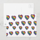 愛は愛のハート ポストカード (正面/裏面)