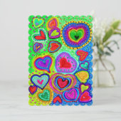 愛は愛のフォークお洒落ハートバレンタイン (スタンド正面)