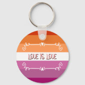 愛は愛のプライド月キーチェーン キーホルダー (正面)