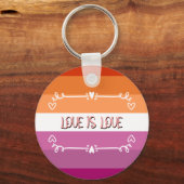 愛は愛のプライド月キーチェーン キーホルダー (正面)