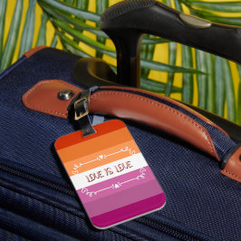 愛は愛のプライド月荷物タグ ラゲッジタグ