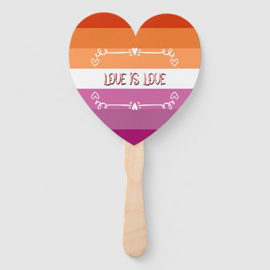 愛は愛のプライド月 ハンドファン (裏面)