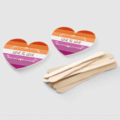 愛は愛のプライド月 ハンドファン (組立なし)