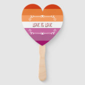 愛は愛のプライド月 ハンドファン (正面)