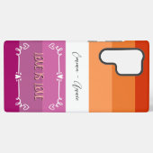 愛は愛のプライド月 SAMSUNG GALAXYケース (裏面横)