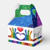 愛は愛の手とハートの箱 フェイバーボックス (裏面サイド)