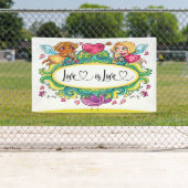 愛は愛の旗 横断幕 (インサイチュ)