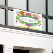 愛は愛の旗 横断幕 (ビルの外側)