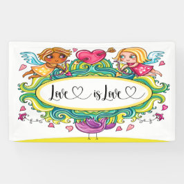 愛は愛の旗 横断幕