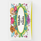 愛は愛の旗 横断幕 (縦)