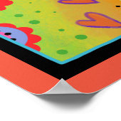 愛は愛の虹のインスピレーションのポスター ポスター (角)