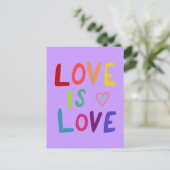 愛は愛の虹カラフルだ ポストカード (スタンド正面)