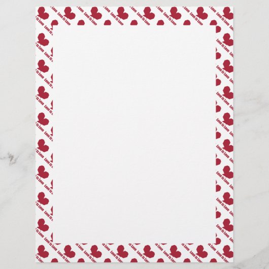 愛は愛の赤いハート (正面)