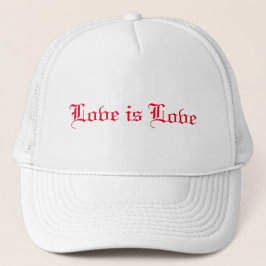 愛は愛の赤い古い英語のタイポグラフィ クール キャップ