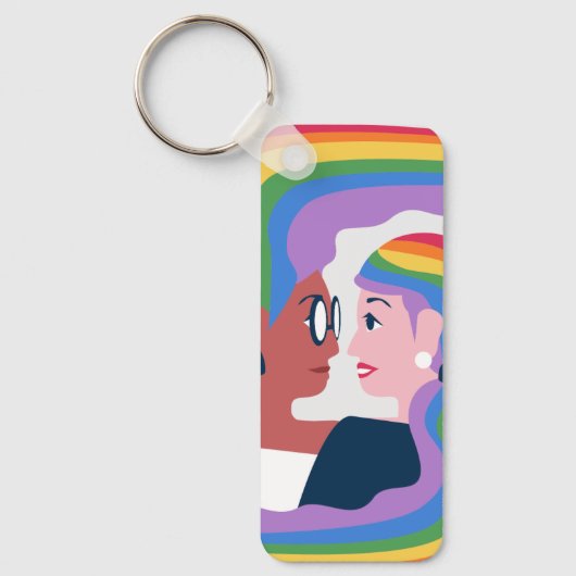 愛は愛プライドバレンタインデー キーホルダー (正面)