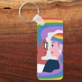 愛は愛プライドバレンタインデー キーホルダー (正面)