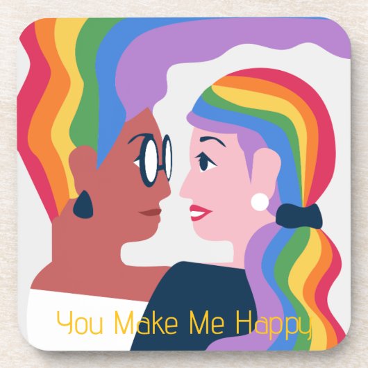 愛は愛プライドバレンタインデー コースター (正面)