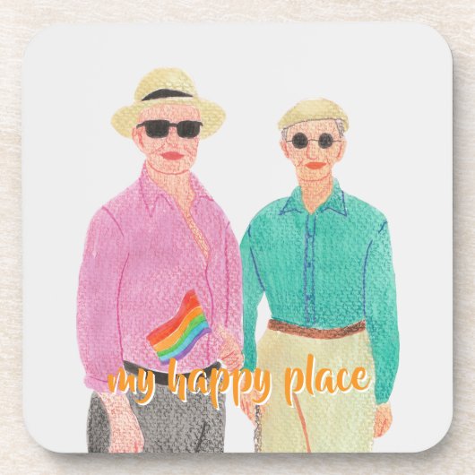 愛は愛プライドバレンタインデー コースター (正面)