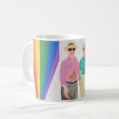 愛は愛プライドバレンタインデー コーヒーマグカップ (正面左)