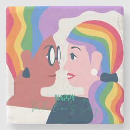 愛は愛プライドバレンタインデー ストーンコースター