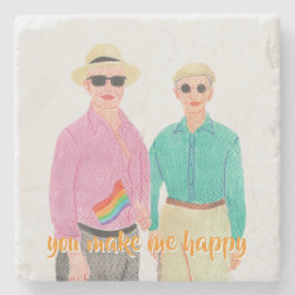 愛は愛プライドバレンタインデー ストーンコースター