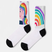 愛は愛プライドバレンタインデー ソックス (左)