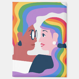 愛は愛プライドバレンタインデー マグネット