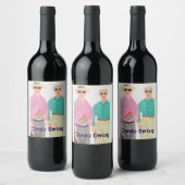 愛は愛プライドバレンタインデー ワインラベル (ボトル)