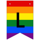 愛は愛レインボーフラッグLGBTプライド結婚披露宴 バンティングフラッグ (第3の旗)