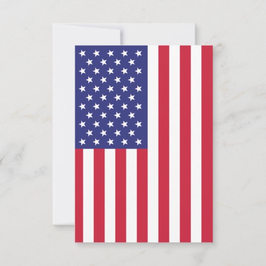 愛は愛国心が強い米国旗のカップルの写真を感謝していしています サンキューカード (裏面)