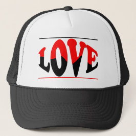 愛は愛情と愛のメッセージを広める キャップ