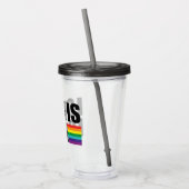 愛は愛 アクリルタンブラー (左)