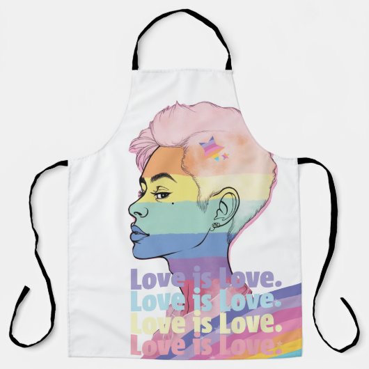 愛は愛 エプロン (正面)