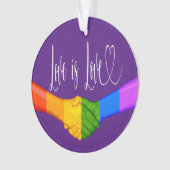 愛は愛 オーナメント (正面)