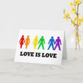 愛は愛 カード (黄色い花)