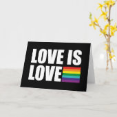 愛は愛 カード (黄色い花)