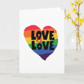 愛は愛 カード (黄色い花)