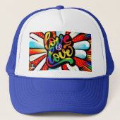 愛は愛 キャップ (正面)