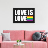 愛は愛 キャンバスプリント (インサイチュ (リビング))