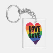 愛は愛 キーホルダー (正面左)