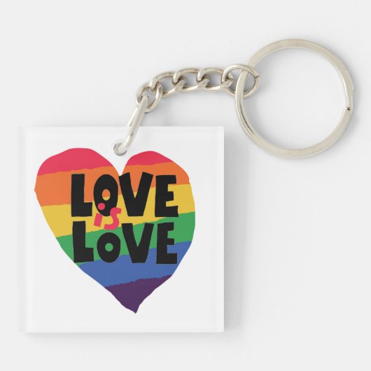 愛は愛 キーホルダー (裏面)