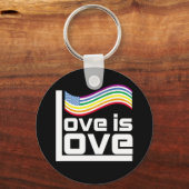 愛は愛 キーホルダー (正面)