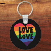 愛は愛 キーホルダー (正面)